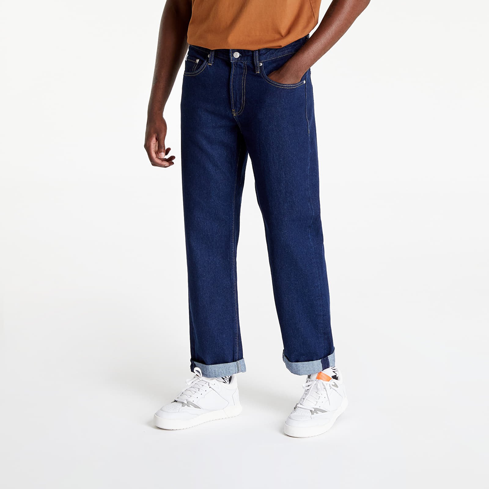 Levně Calvin Klein Jeans 90S Straight Denim Rinse