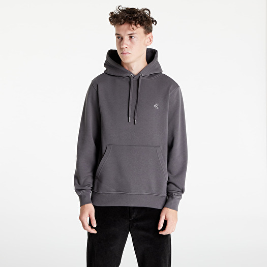 Hoodies and sweatshirts Calvin Klein Jeans Logo Tape Hoodie Grey Footshop