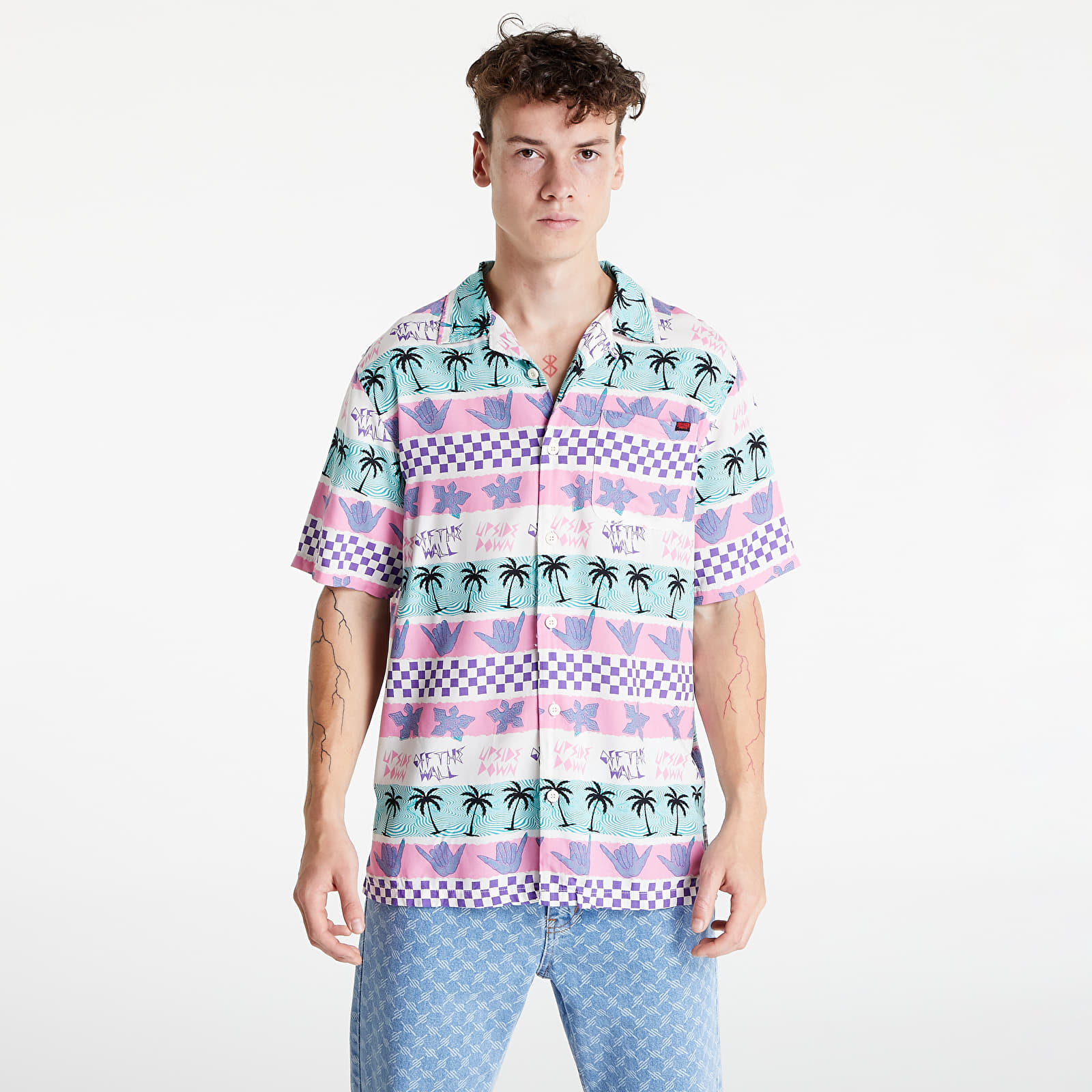 Shirts Vans California Stripe Woven Pink Footshop