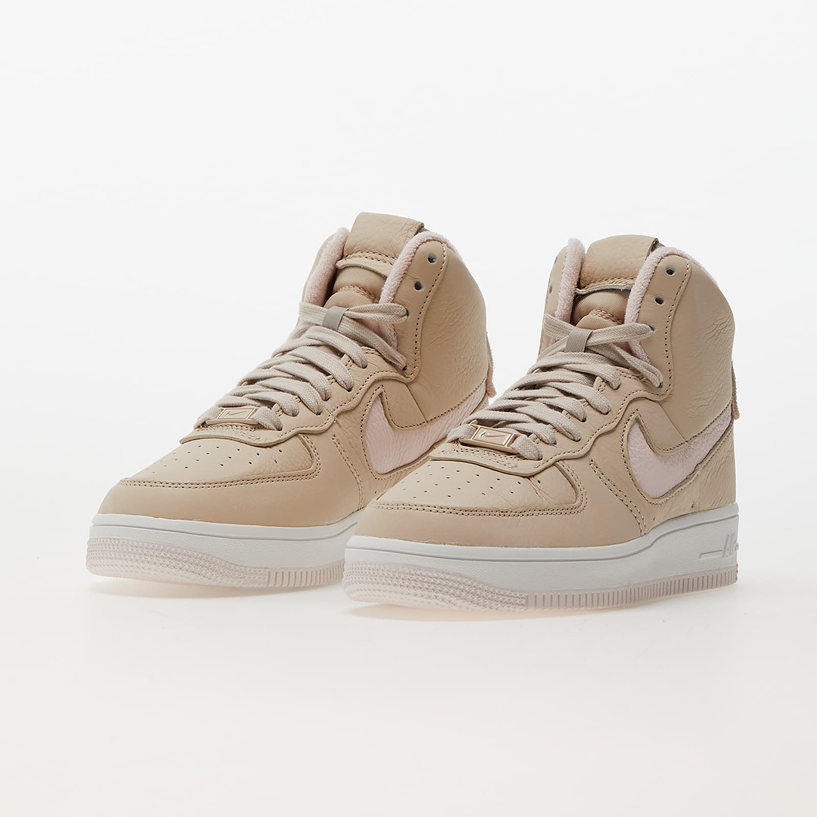 Beige high top outlet air force ones