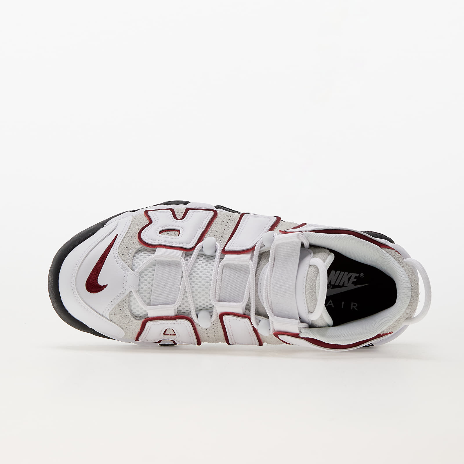 Nike uptempo sales red and white