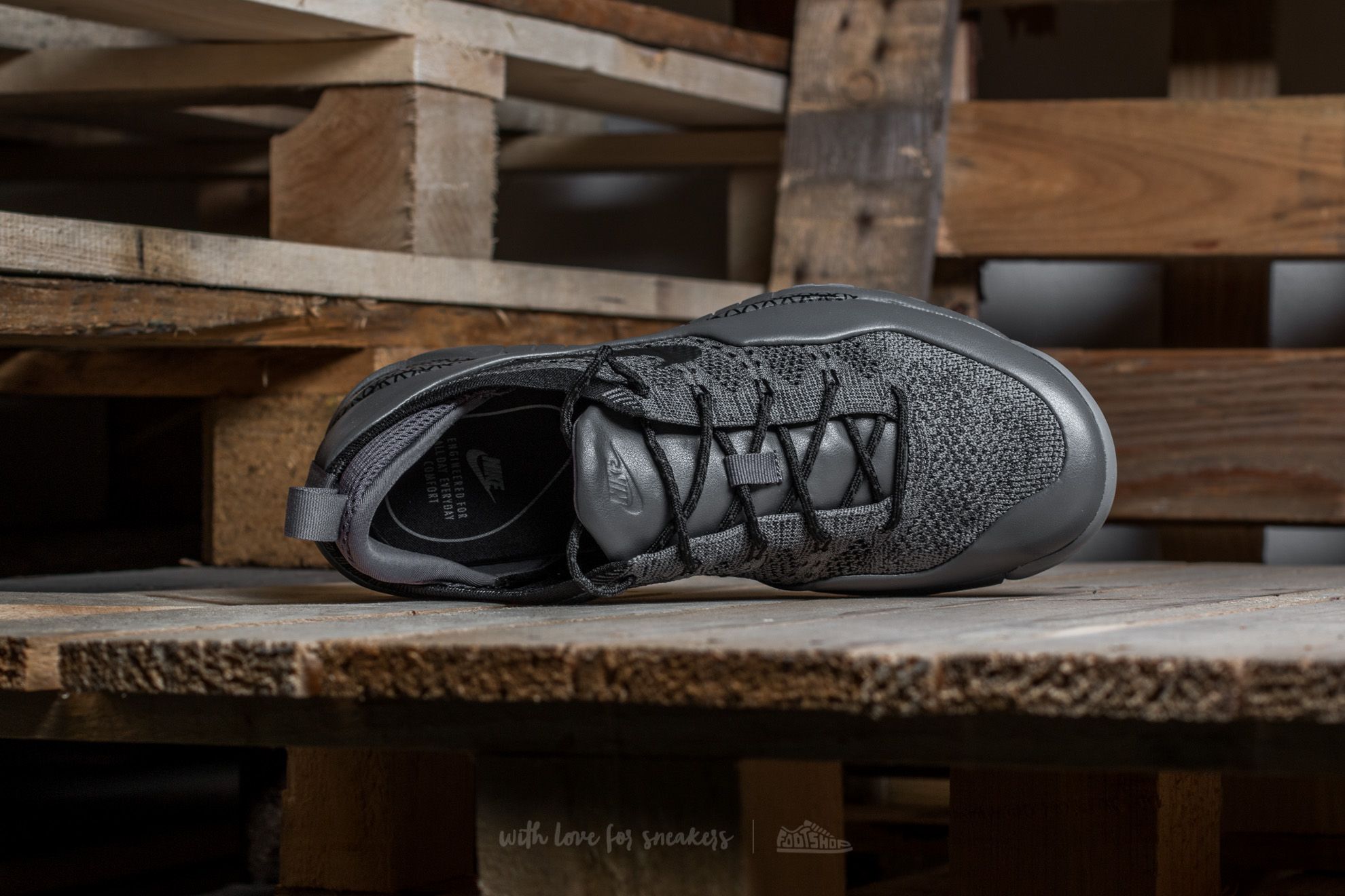 Мъжки кецове и обувки Nike Lupinek Flyknit Low Dark Grey/ Black-Cool Grey