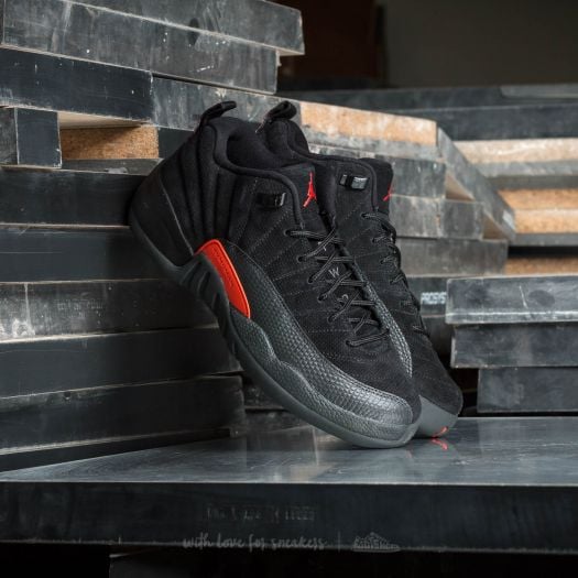 Jordan 12 black low top
