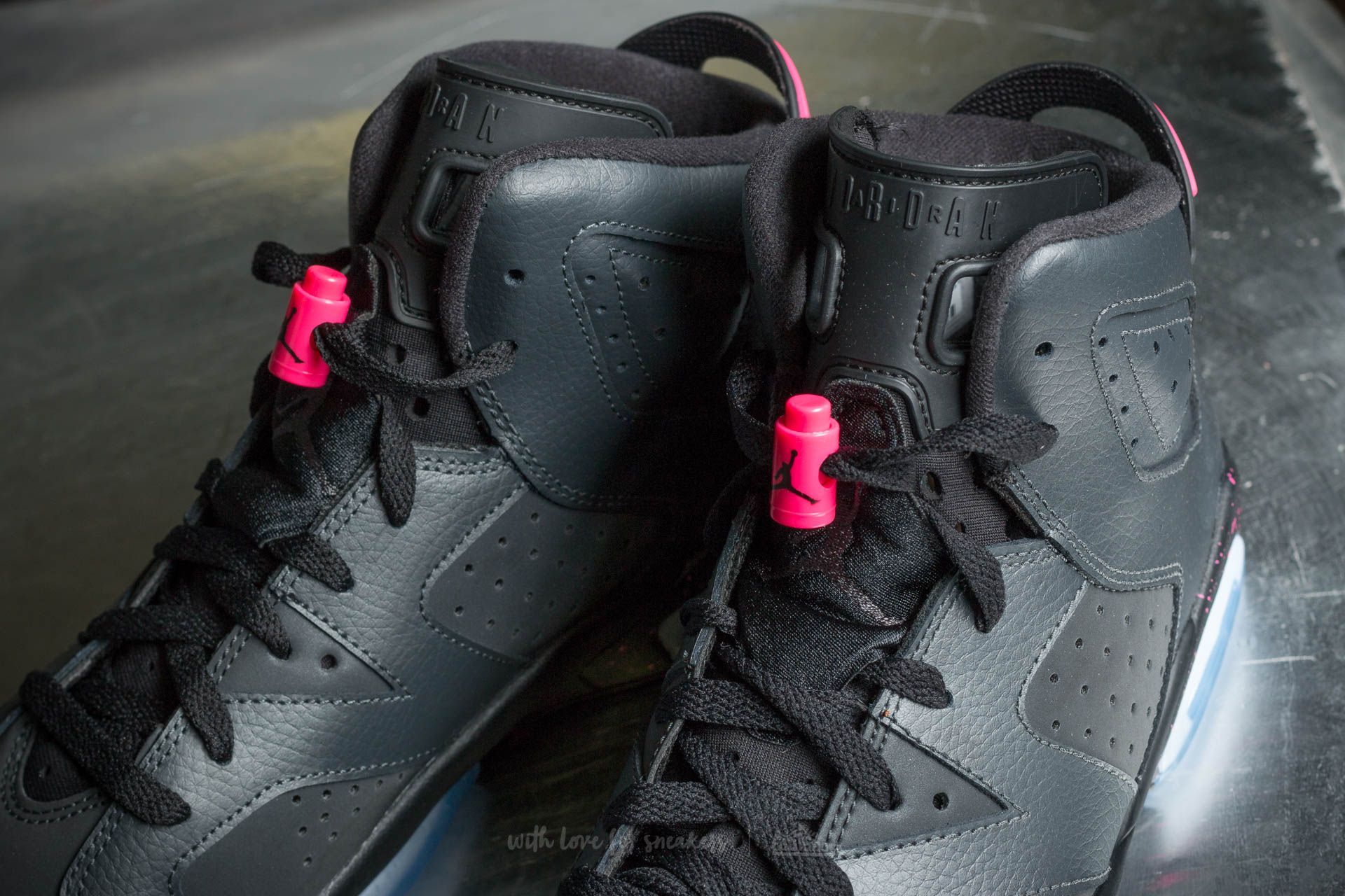 Buty damskie Air Jordan 6 Retro (GG) Anthracite/ Black-Black