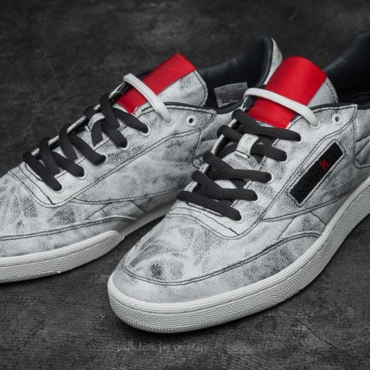 Men s shoes Reebok x Kendrick Lamar Club C White Coal Scarlet Footshop