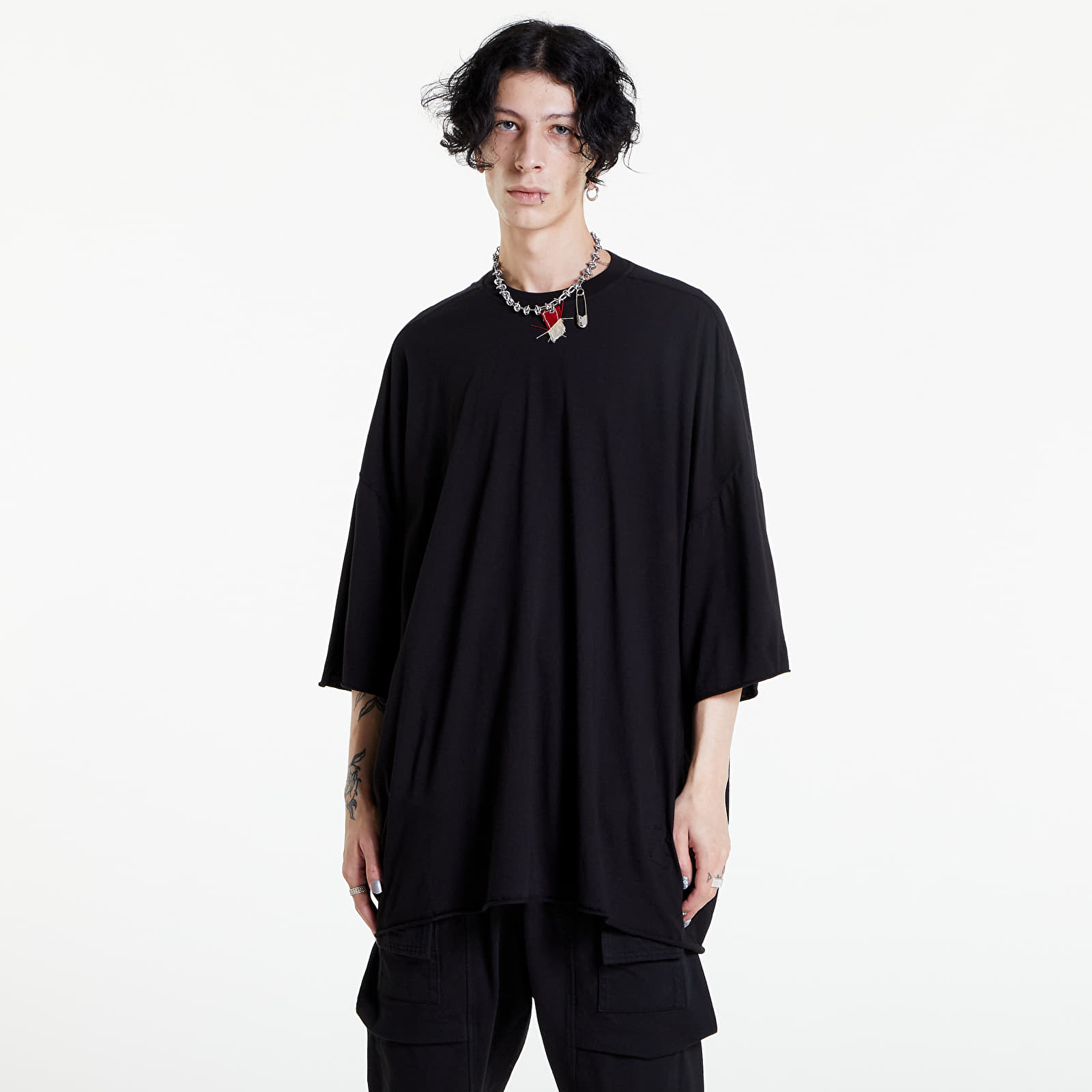 Pólók Rick Owens DRKSHDW Tommy T-Shirt Black