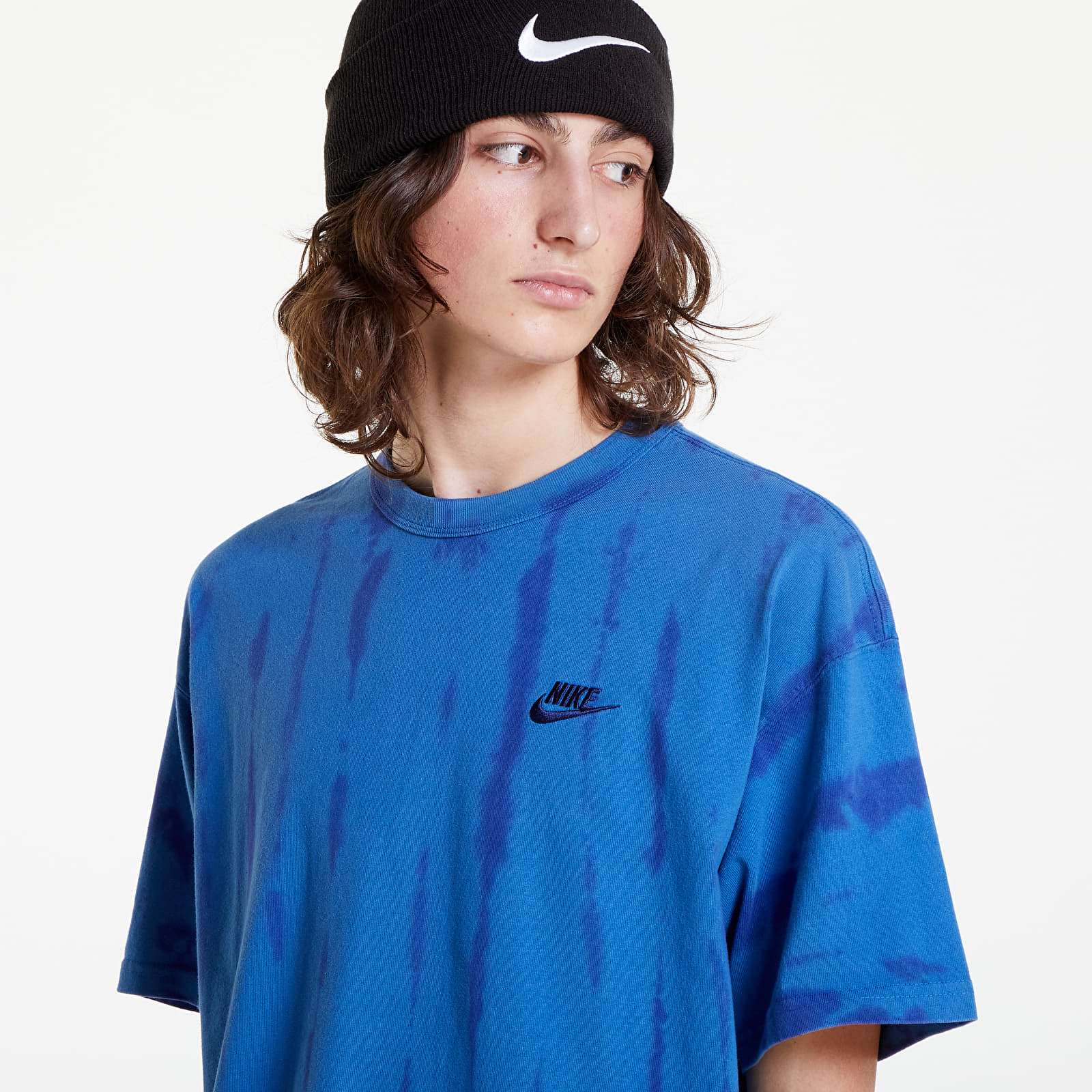 Camisetas Nike Sportswear Premium Essentials Men's Tie-Dyed T-Shirt Dark Marina Blue