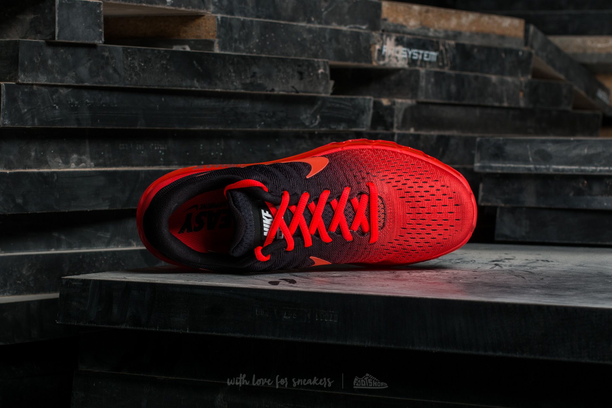 Zapatillas Hombre Nike Air Max 2017 Bright Crimson/ Total Crimson