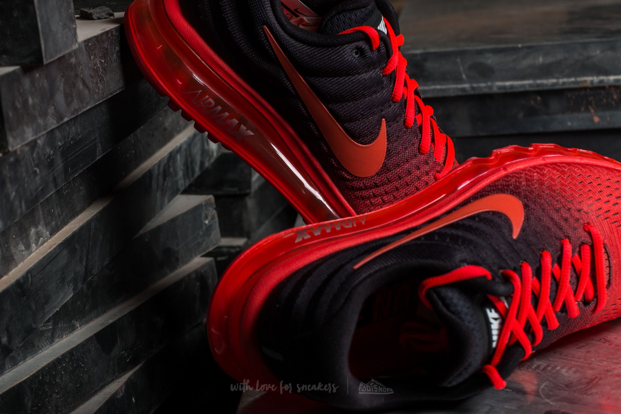 Zapatillas Hombre Nike Air Max 2017 Bright Crimson/ Total Crimson