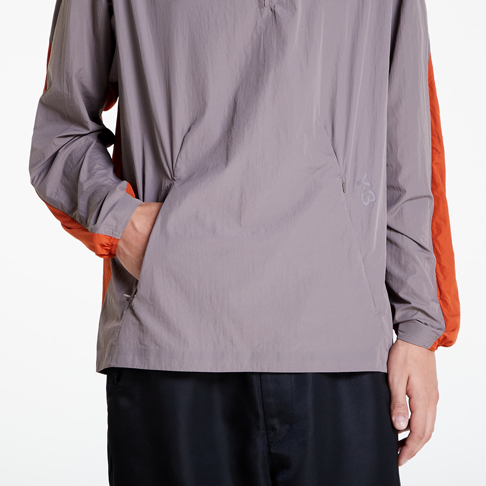 Vestes  Y-3 M Classic Light Shell Running Half-Zip Top Brown/ Fox Red