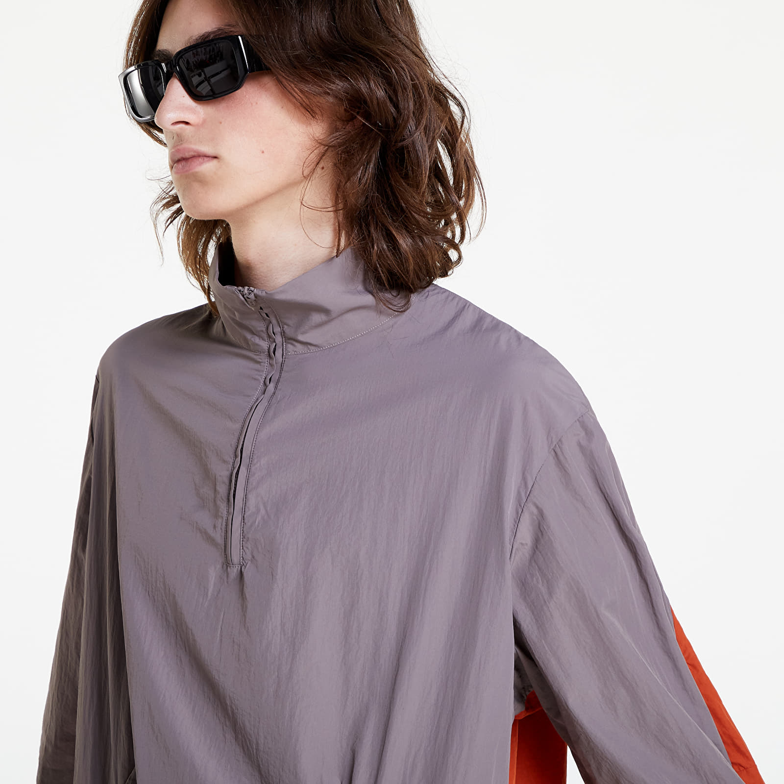 Vestes  Y-3 M Classic Light Shell Running Half-Zip Top Brown/ Fox Red