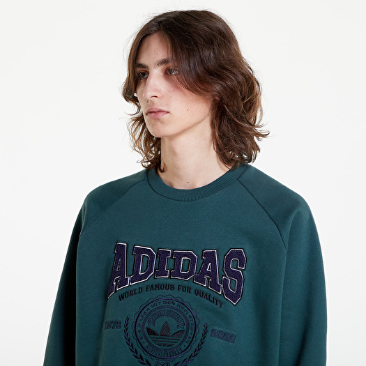 Adidas varsity sweatshirt best sale