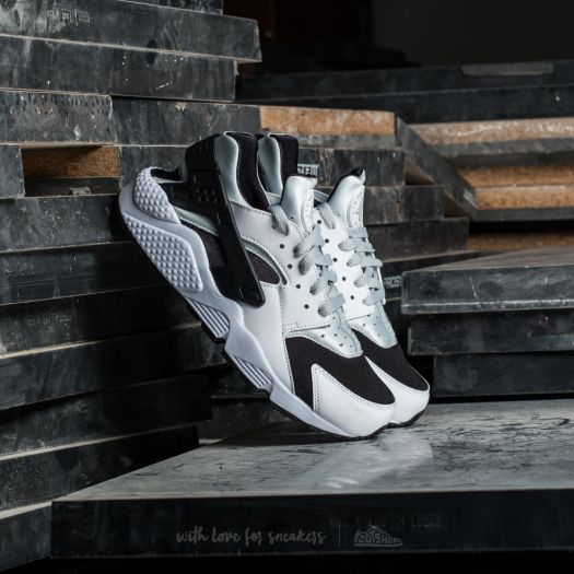 Nike air huarache white black platinum store