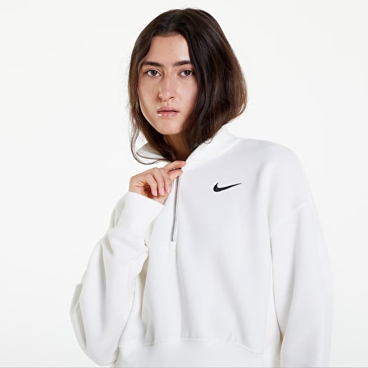 Nike Sportswear Phoenix Fleece Women s 1 2 Zip Oversized Crop Sweatshirt