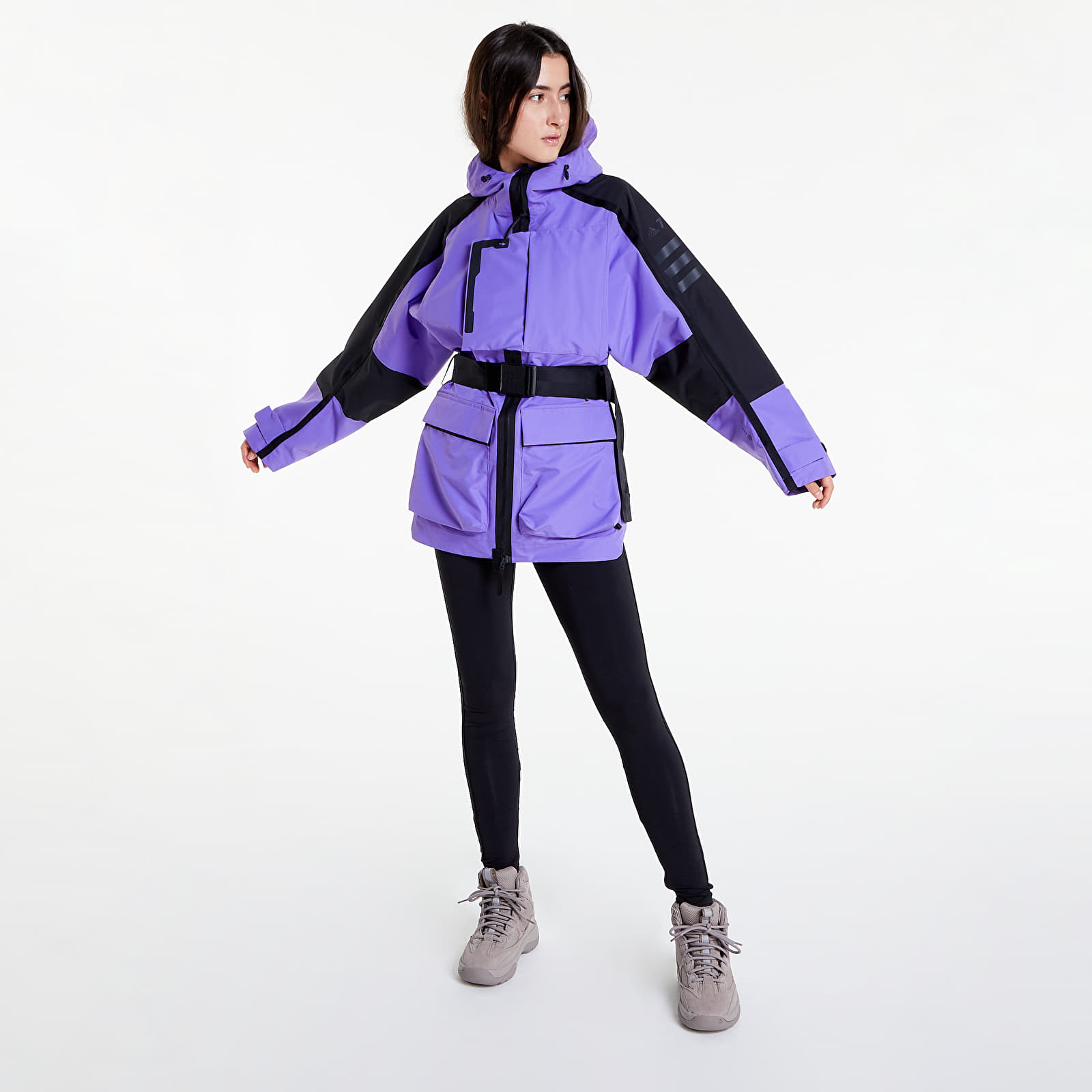 Kabátok adidas Terrex Jacket CW Xploric RAIN.RDY Purple Rush