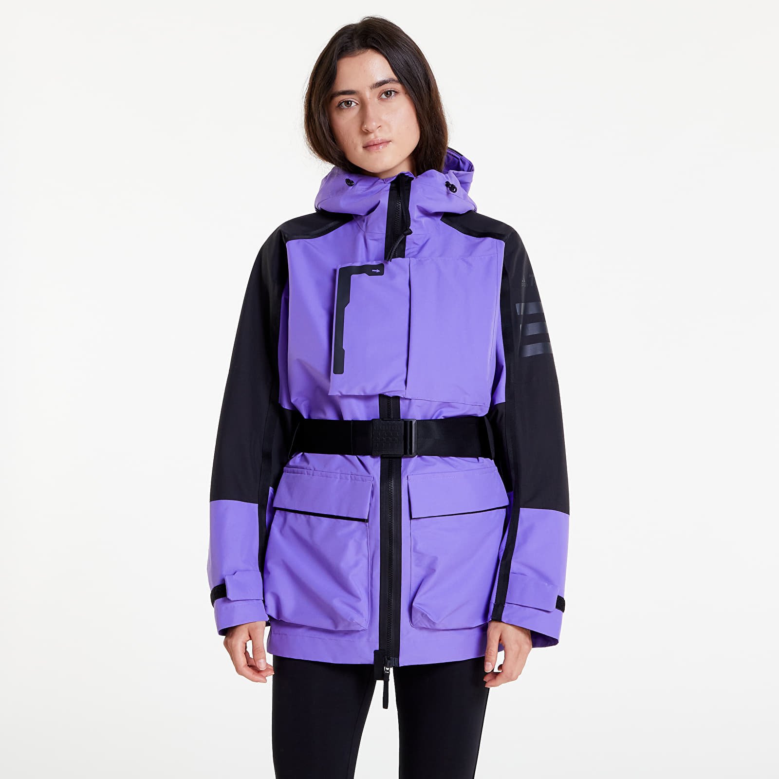Kabátok adidas Terrex Jacket CW Xploric RAIN.RDY Purple Rush