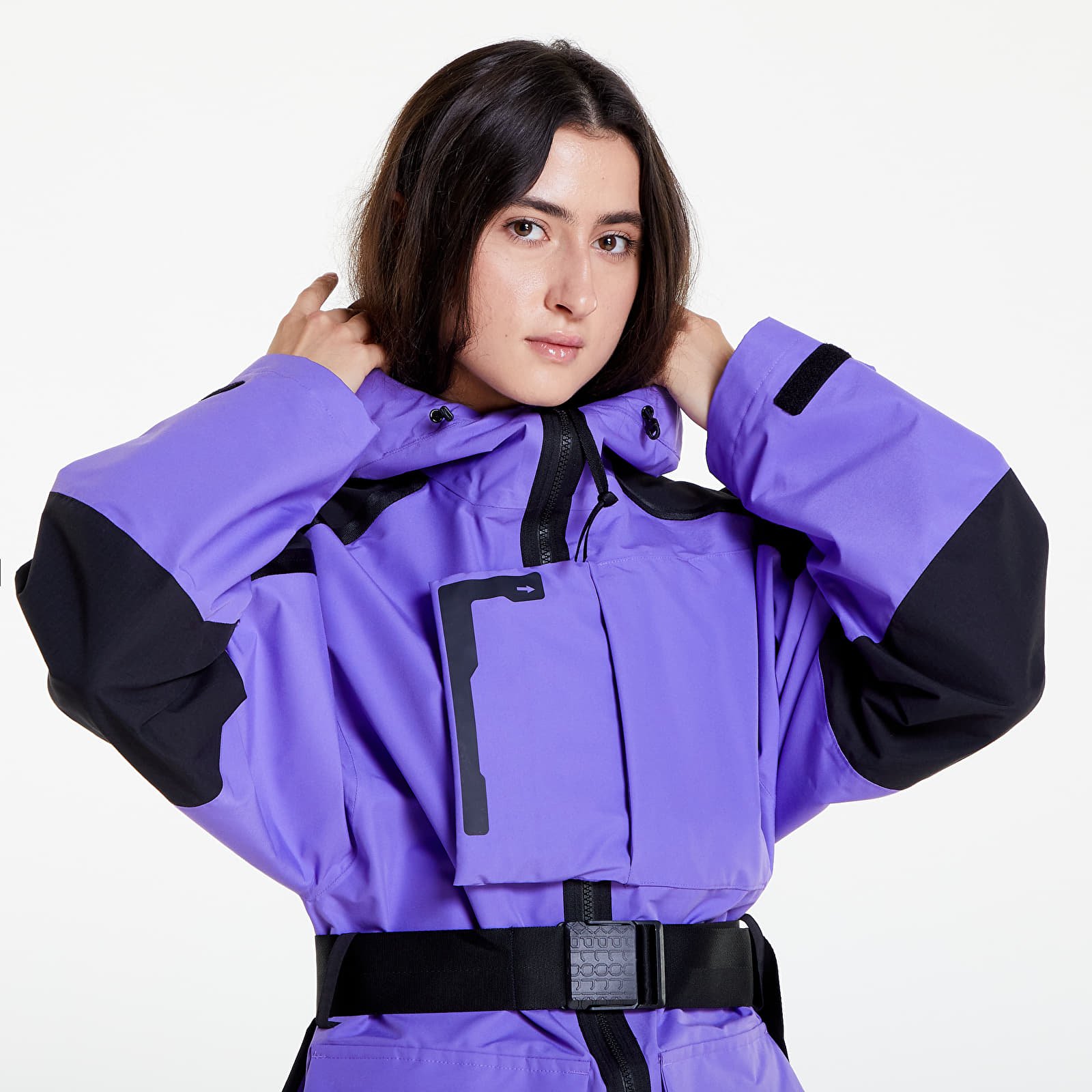 Kabátok adidas Terrex Jacket CW Xploric RAIN.RDY Purple Rush
