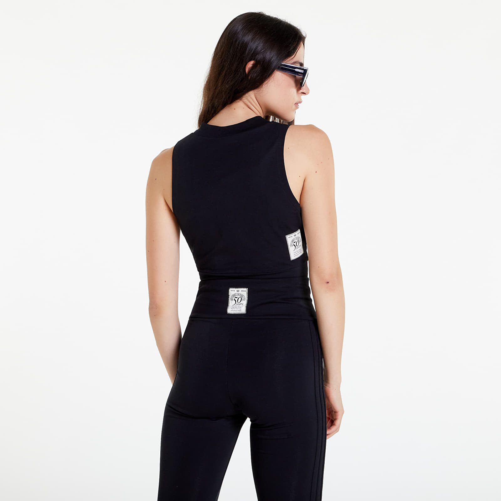 Tank Tops adidas Cropped Bodycon Vest Black