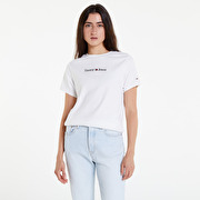 T-shirts Tommy Jeans Tjw Baby Serif Linea White | Footshop