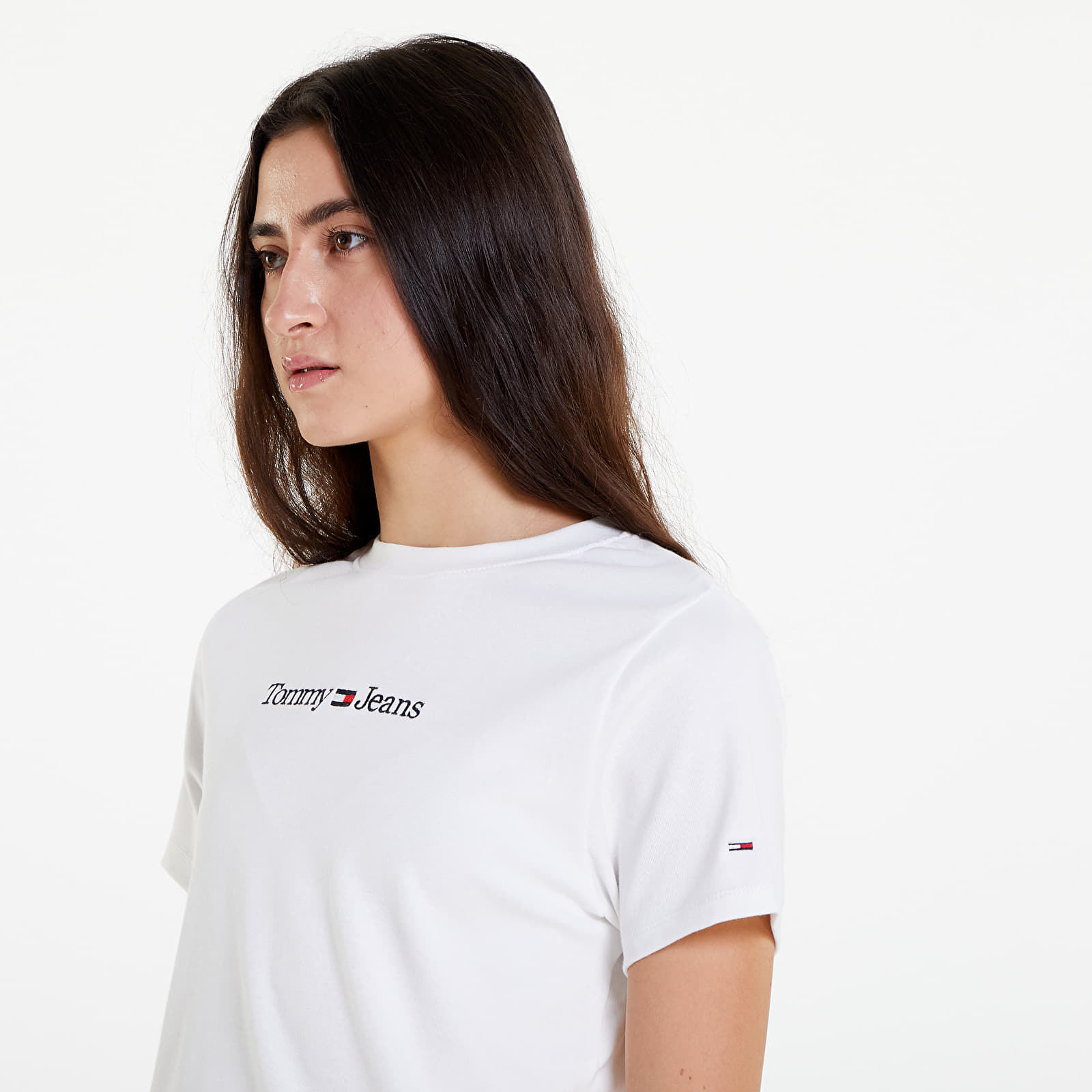 T-shirts Tommy Jeans Tjw Baby Serif Linea White | Footshop