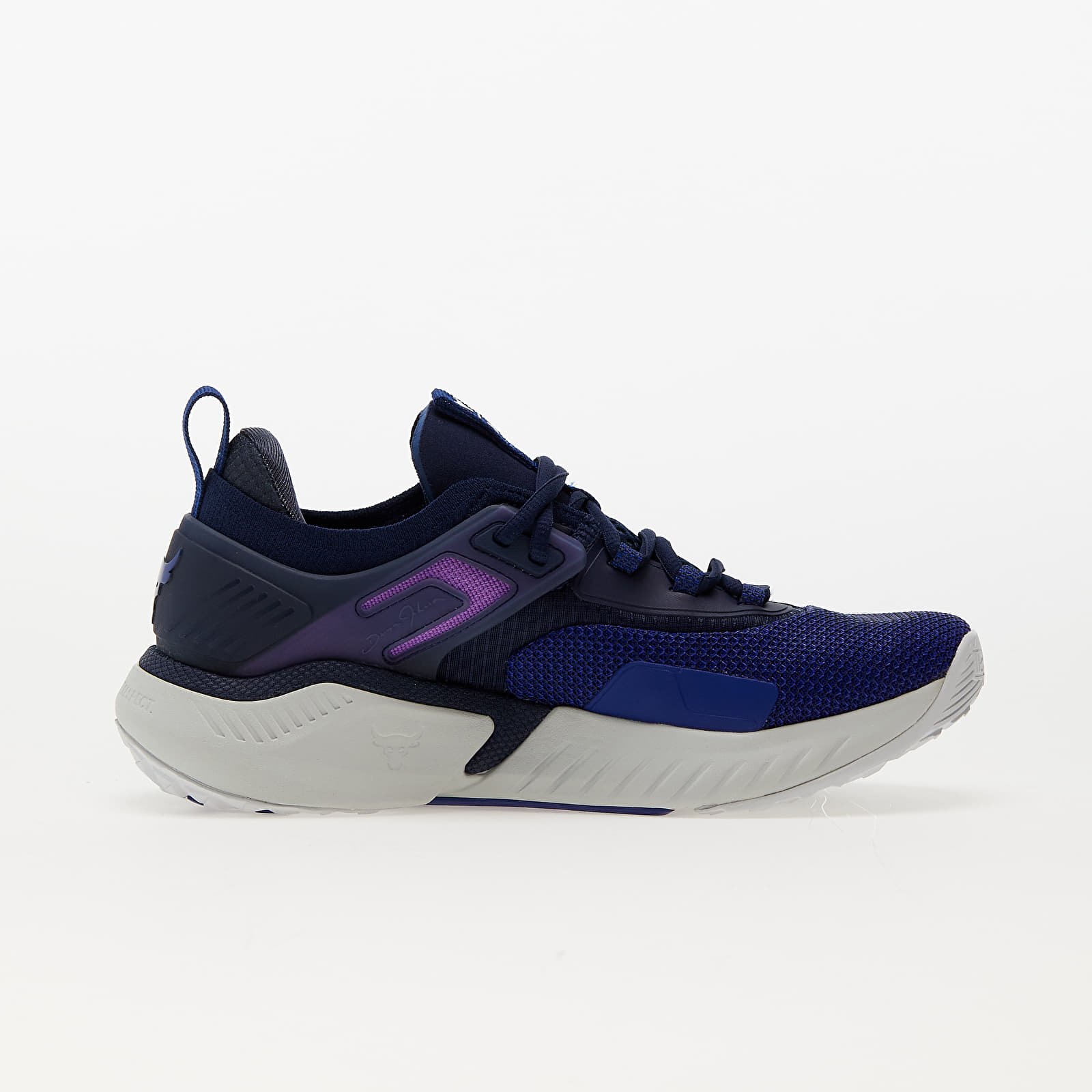 Pánské tenisky a boty Under Armour Project Rock 5 Disrupt Bauhaus Blue/ Midnight Navy/ Halo Gray