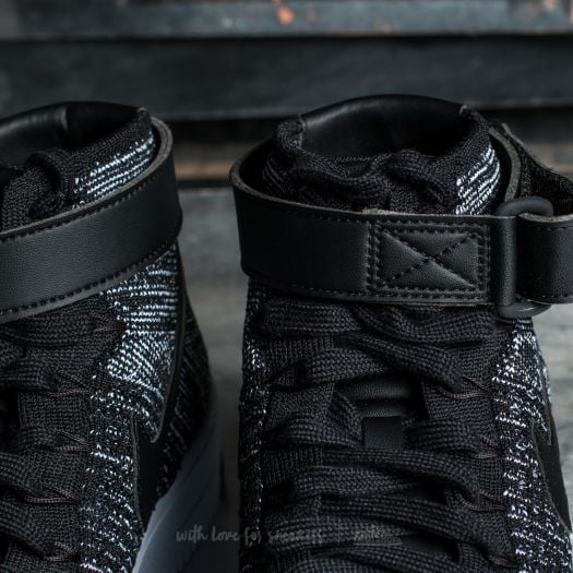 Black hightop af1 clearance