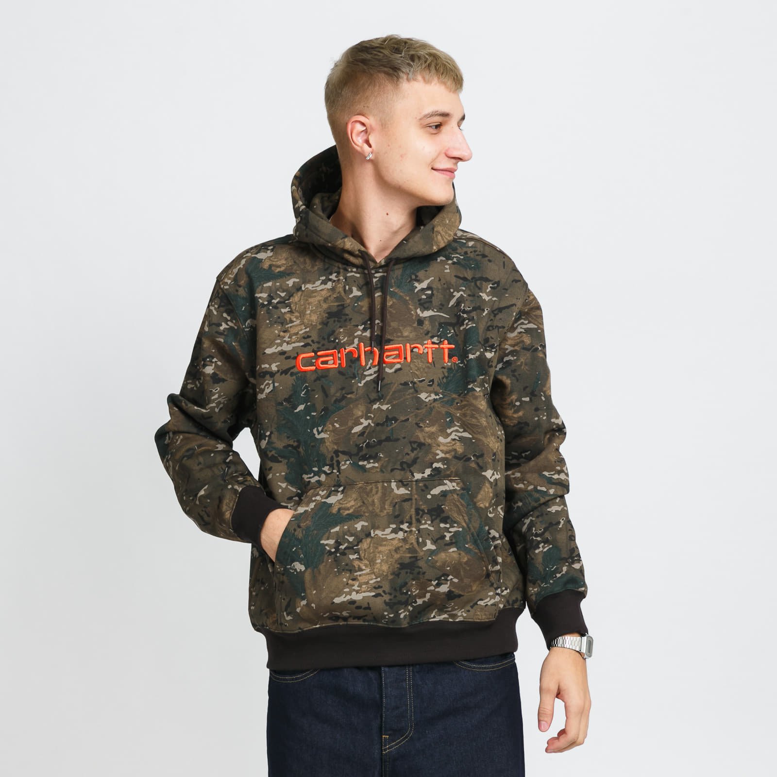 Carhartt camo hooded sweatshirt online