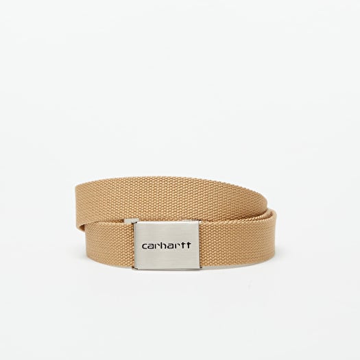 Pásek Carhartt WIP Clip Belt Chrome Brown