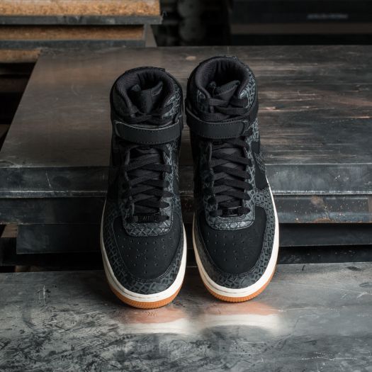 Women s shoes Nike Wmns Air Force 1 Hi Premium Black Black Gum