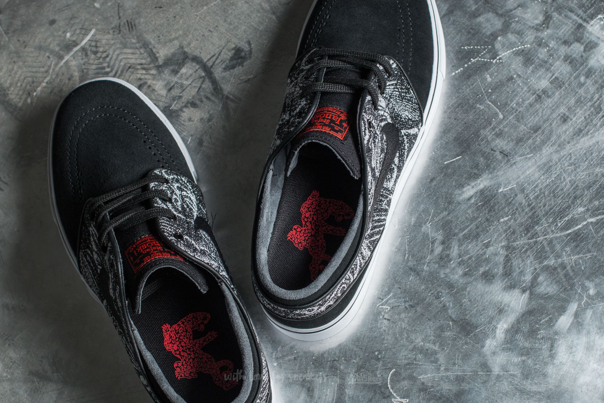 Men's shoes Nike Zoom Stefan Janoski Black/ Black-Max Orange-White