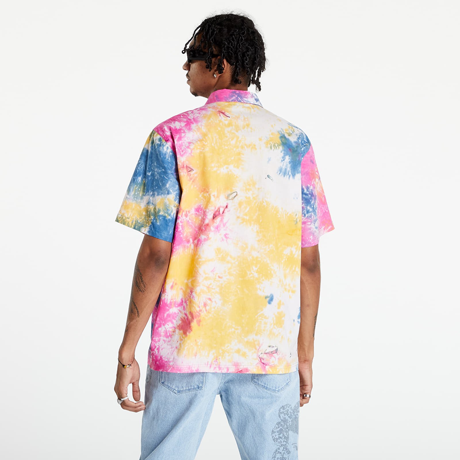 Shirts PLEASURES Dizzy SS Button Down Multicolor Footshop
