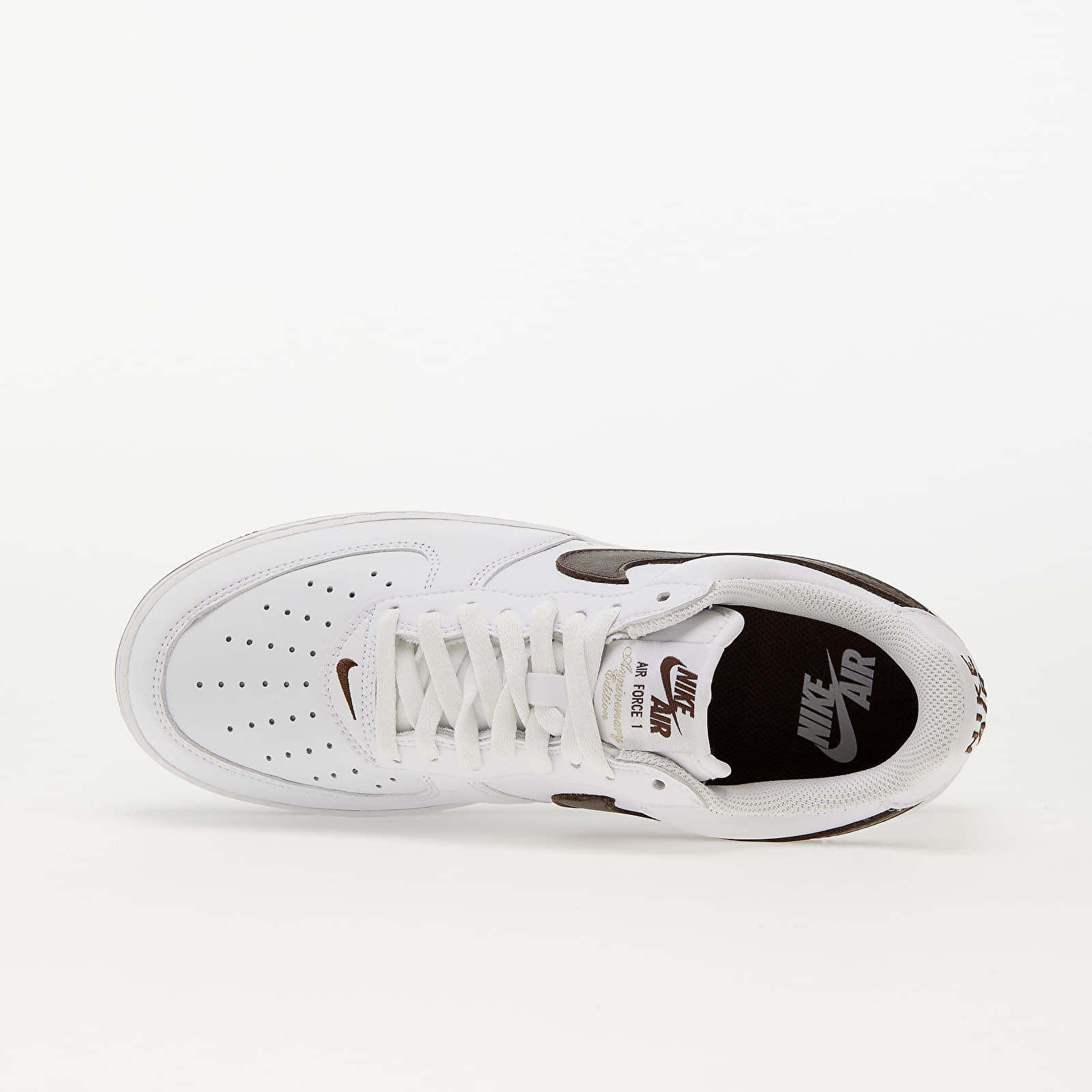 Pánske tenisky a topánky Nike Air Force 1 Low Retro White/ Chocolate-Metallic Gold