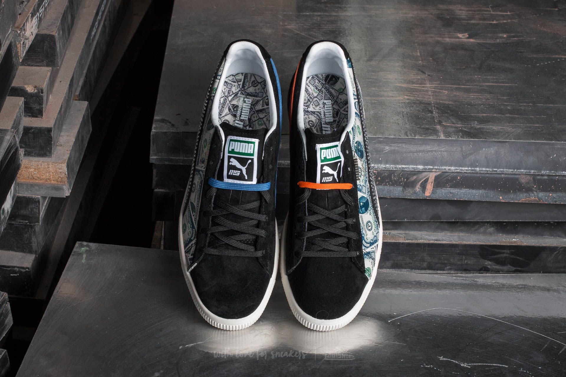Vīriešu apavi Puma Clyde X Mita Puma Black