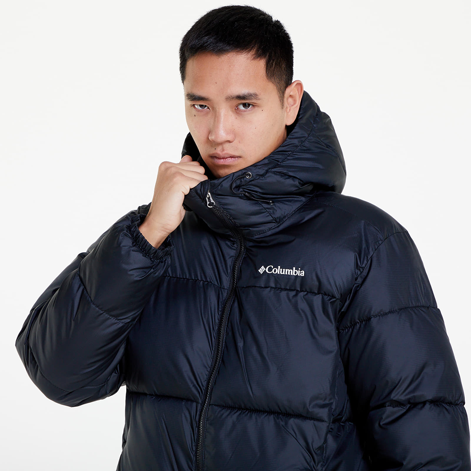 Columbia - puffect™ hooded jacket black
