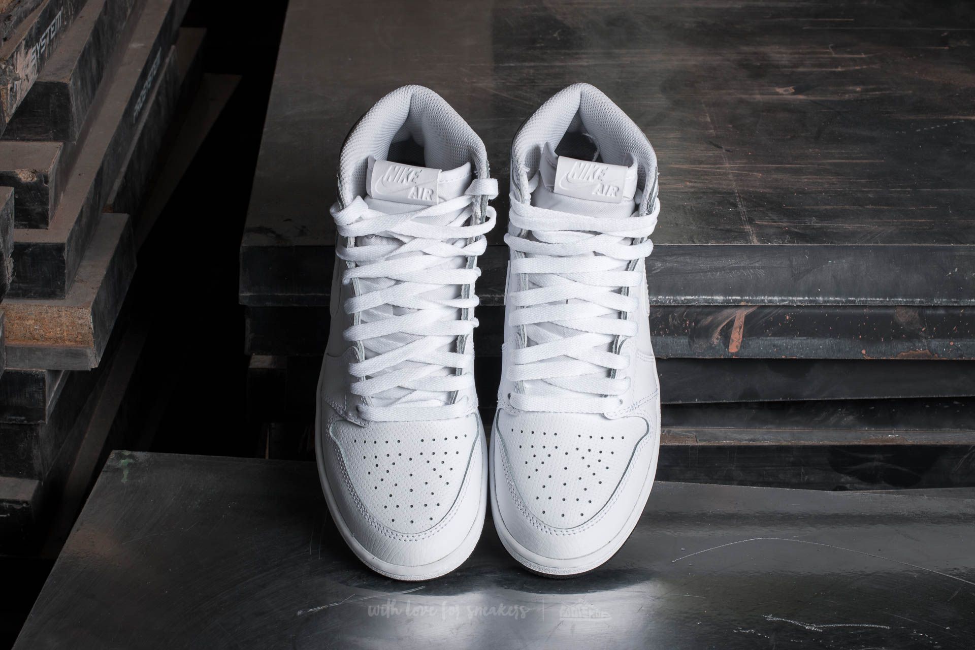 Damen Sneaker und Schuhe Air Jordan 1  Retro High OG White/ Black-White