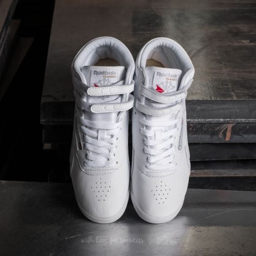 Women s shoes Reebok Freestyle Hi OG Lux White Grey Gold Red Footshop