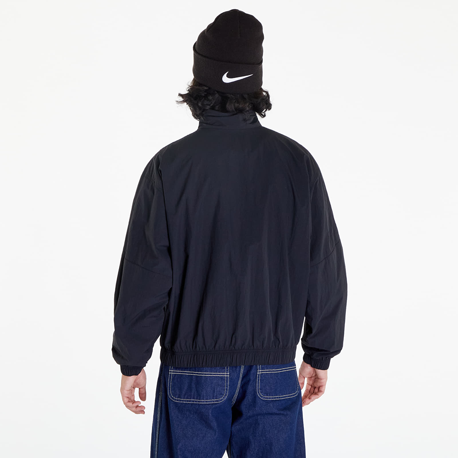 Kurtki i płaszcze Nike Sportswear Solo Swoosh Men's Track Jacket Black/ White