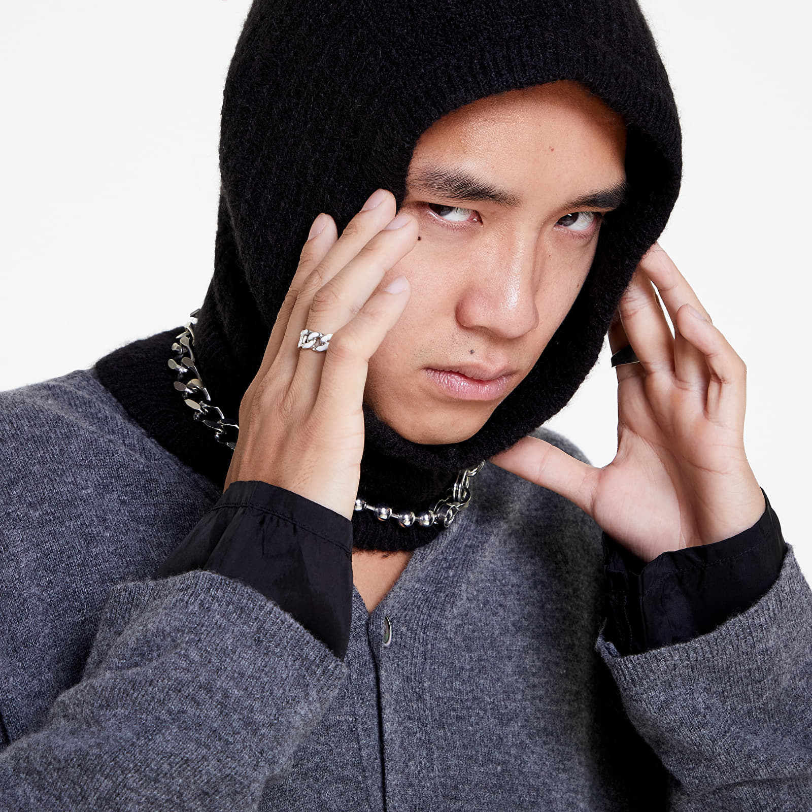 Pulovere Comme Des Garçons SHIRT Cardiguan Knit Grey