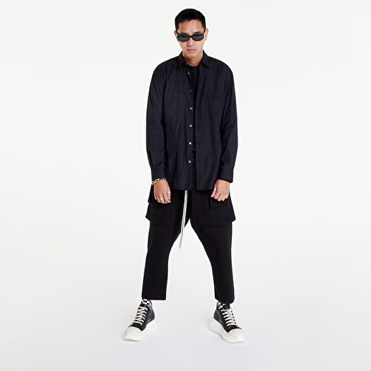 Rick Owens DRKSHDW Creatch Cargo Cropped Drawstring Black | Footshop