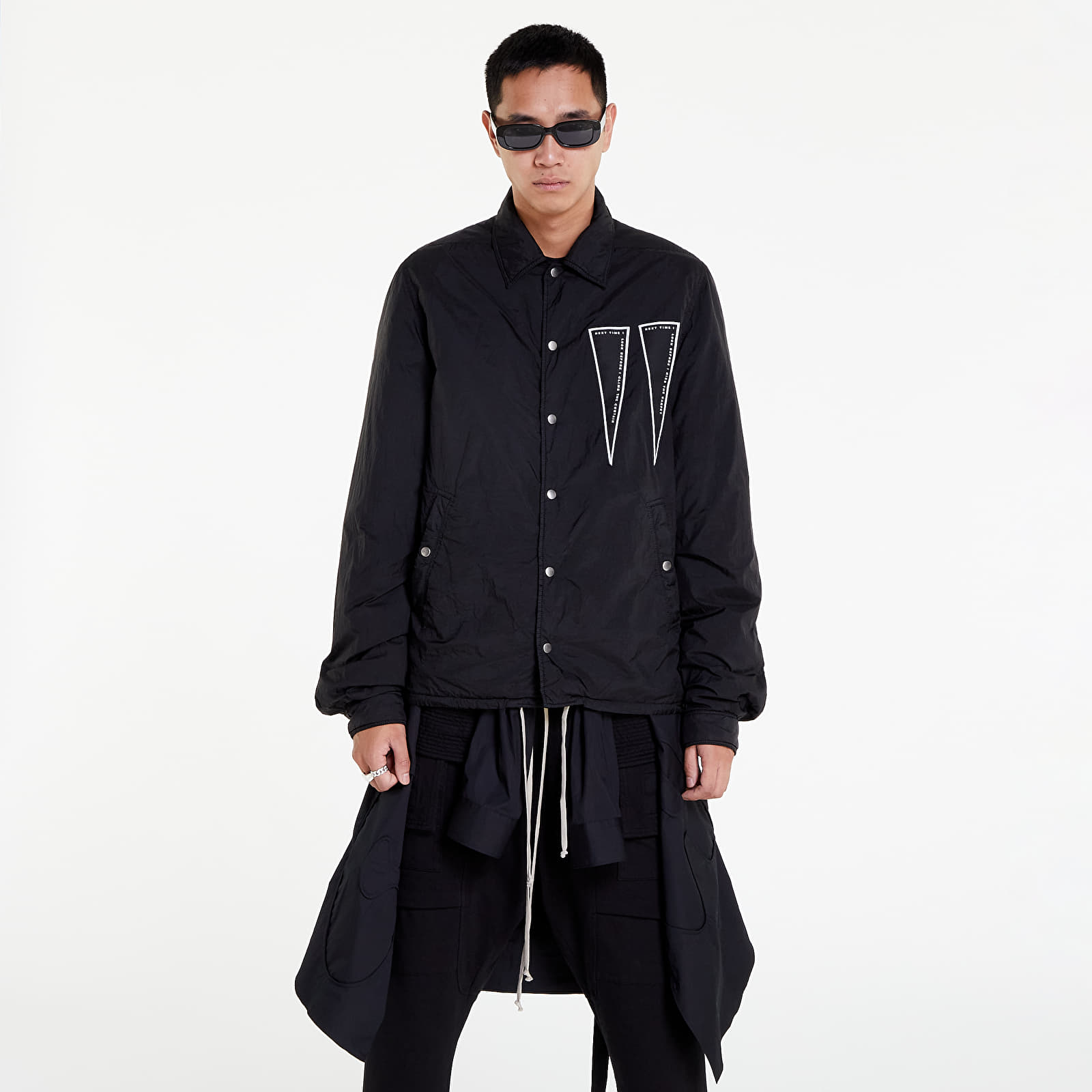 Vestes  Rick Owens DRKSHDW Snapfront Jacket Black