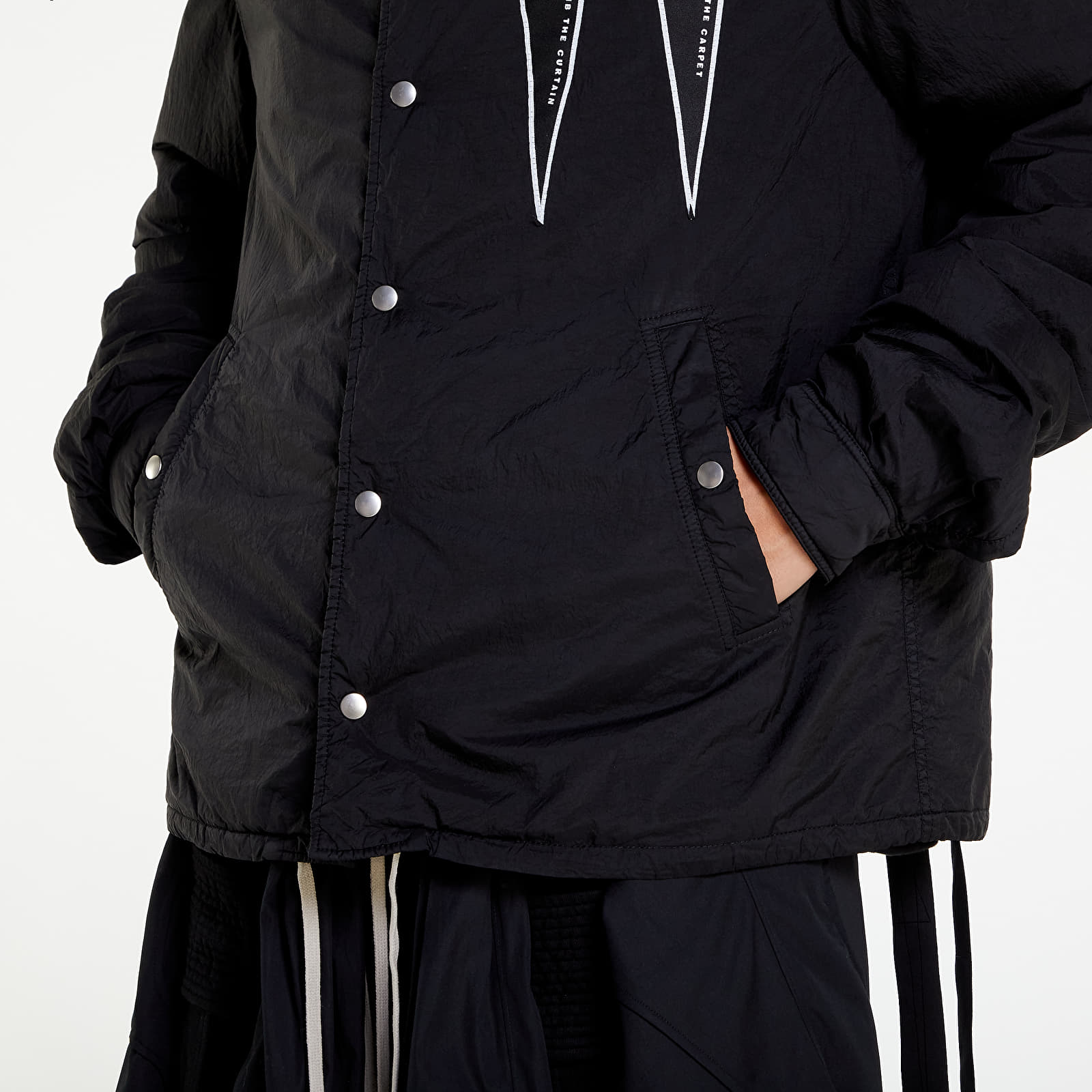 Vestes  Rick Owens DRKSHDW Snapfront Jacket Black