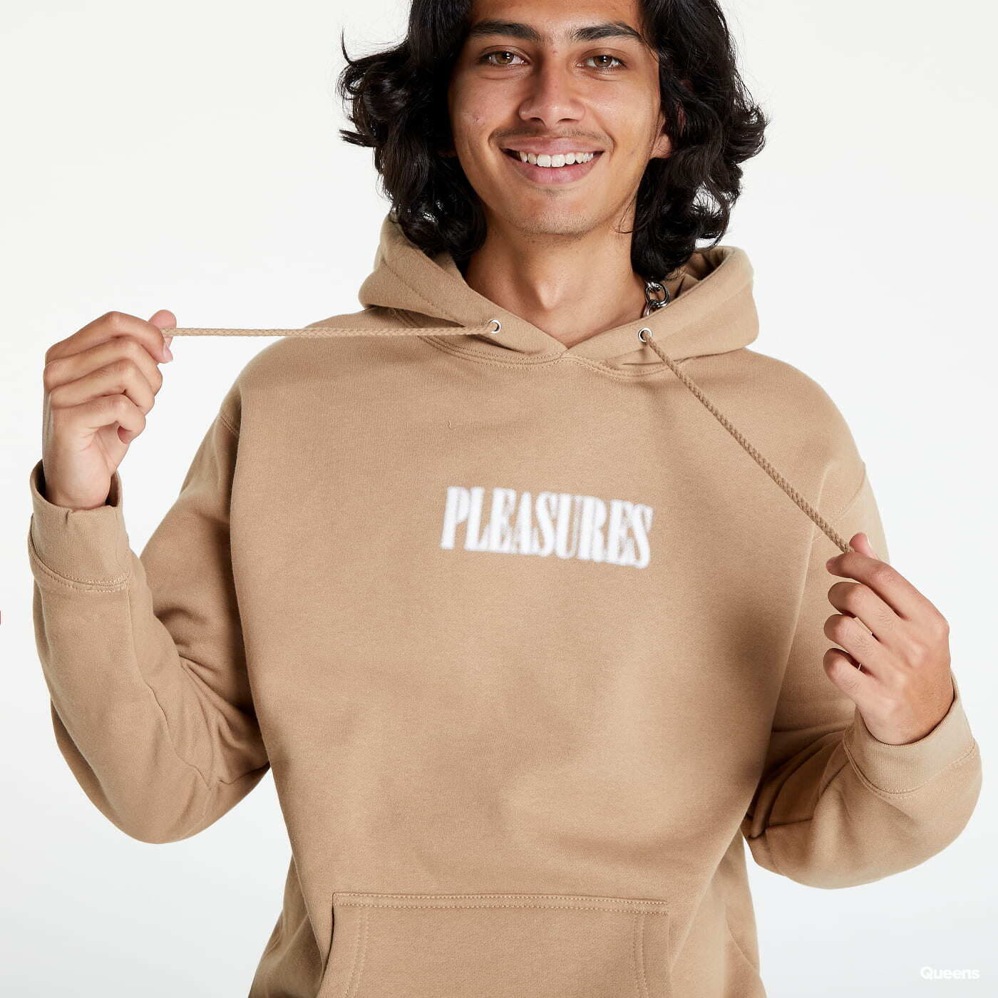 Pleasures smile hoodie hot sale