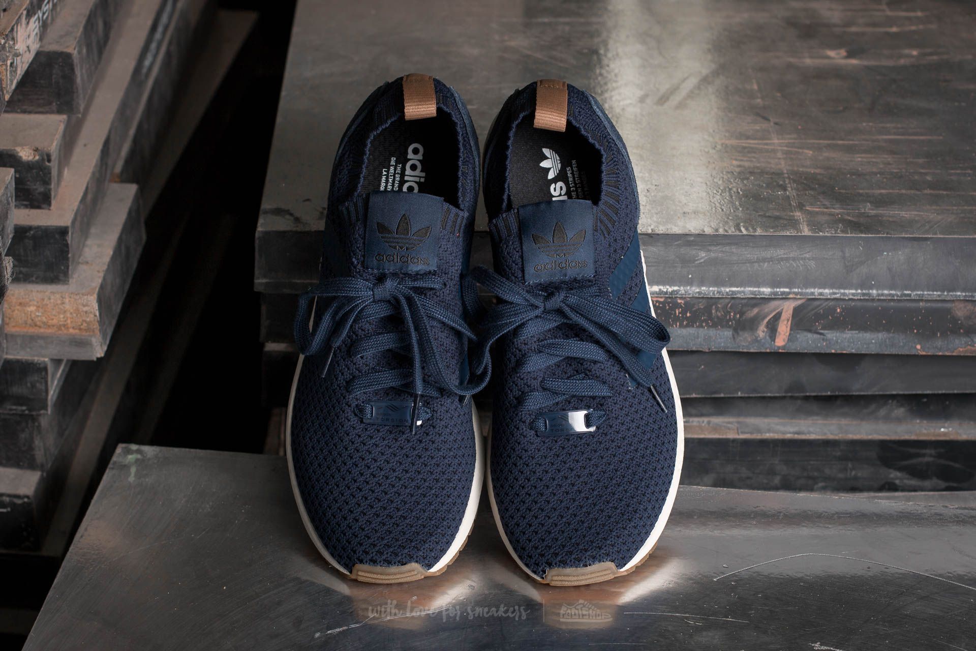 Men s shoes adidas ZX Flux Primeknit Collegiate Navy Collegiate
