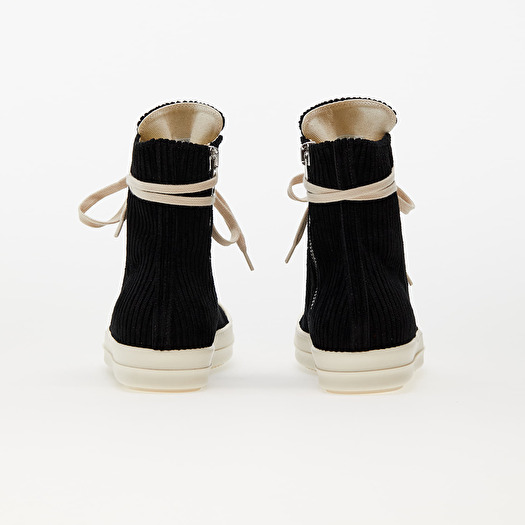 Men's shoes Rick Owens DRKSHDW Sneaks Black/ Milk/ Milk (DU02B4800