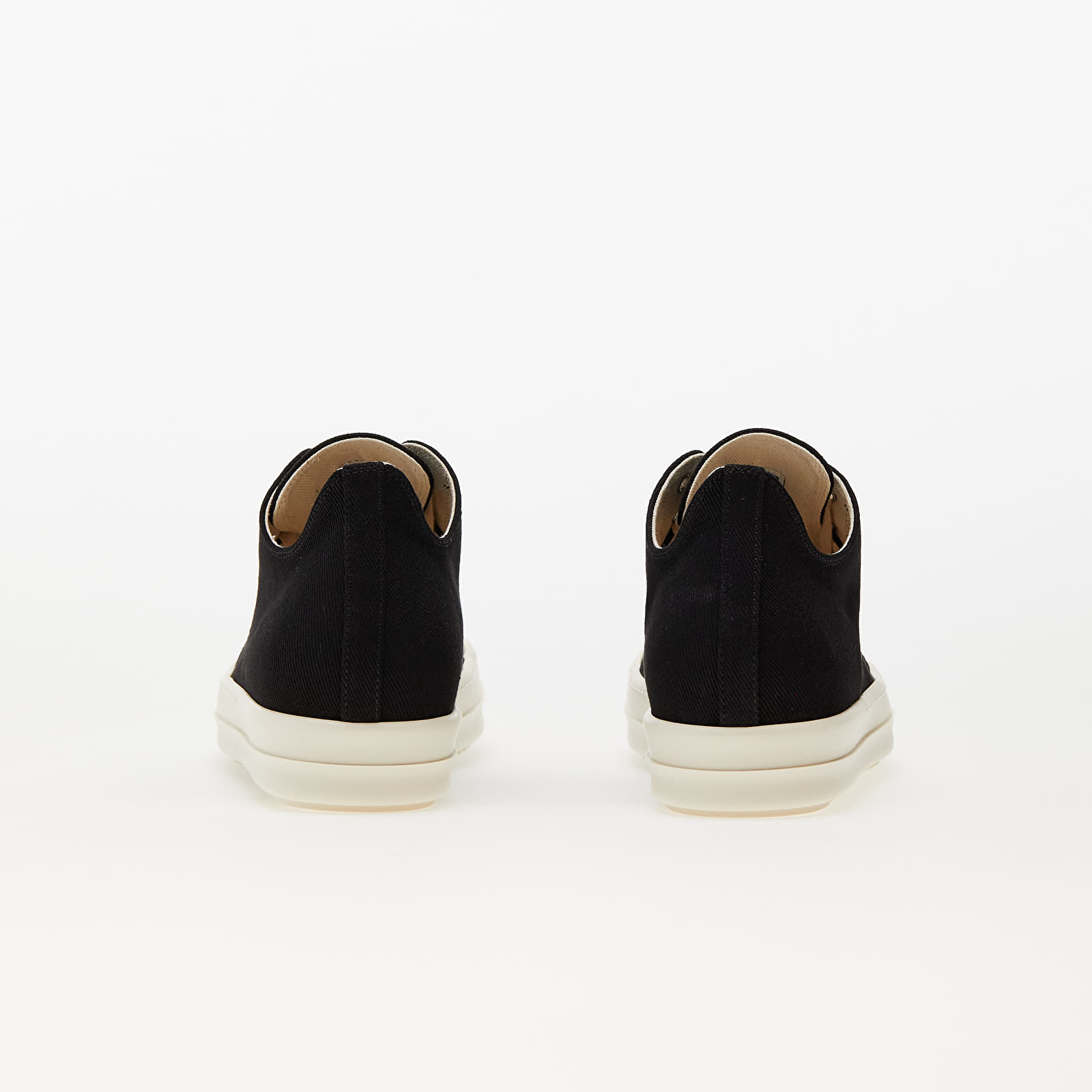 Sko til mænd Rick Owens DRKSHDW Low Sneaks Black/ Milk/ Milk