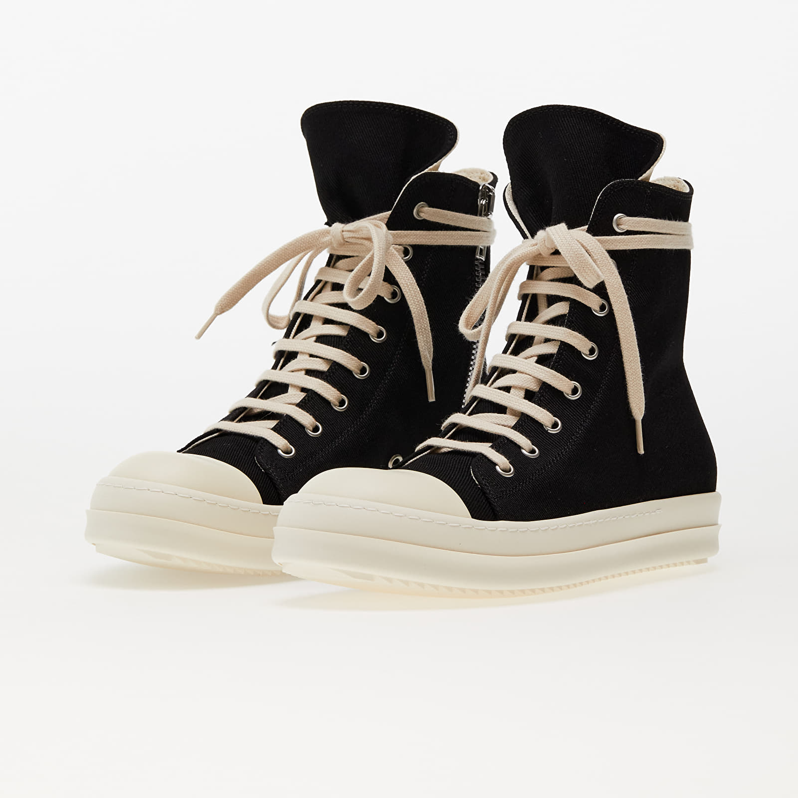 Scarpe uomo Rick Owens DRKSHDW Penta Sneaks Black/ Milk/ Milk