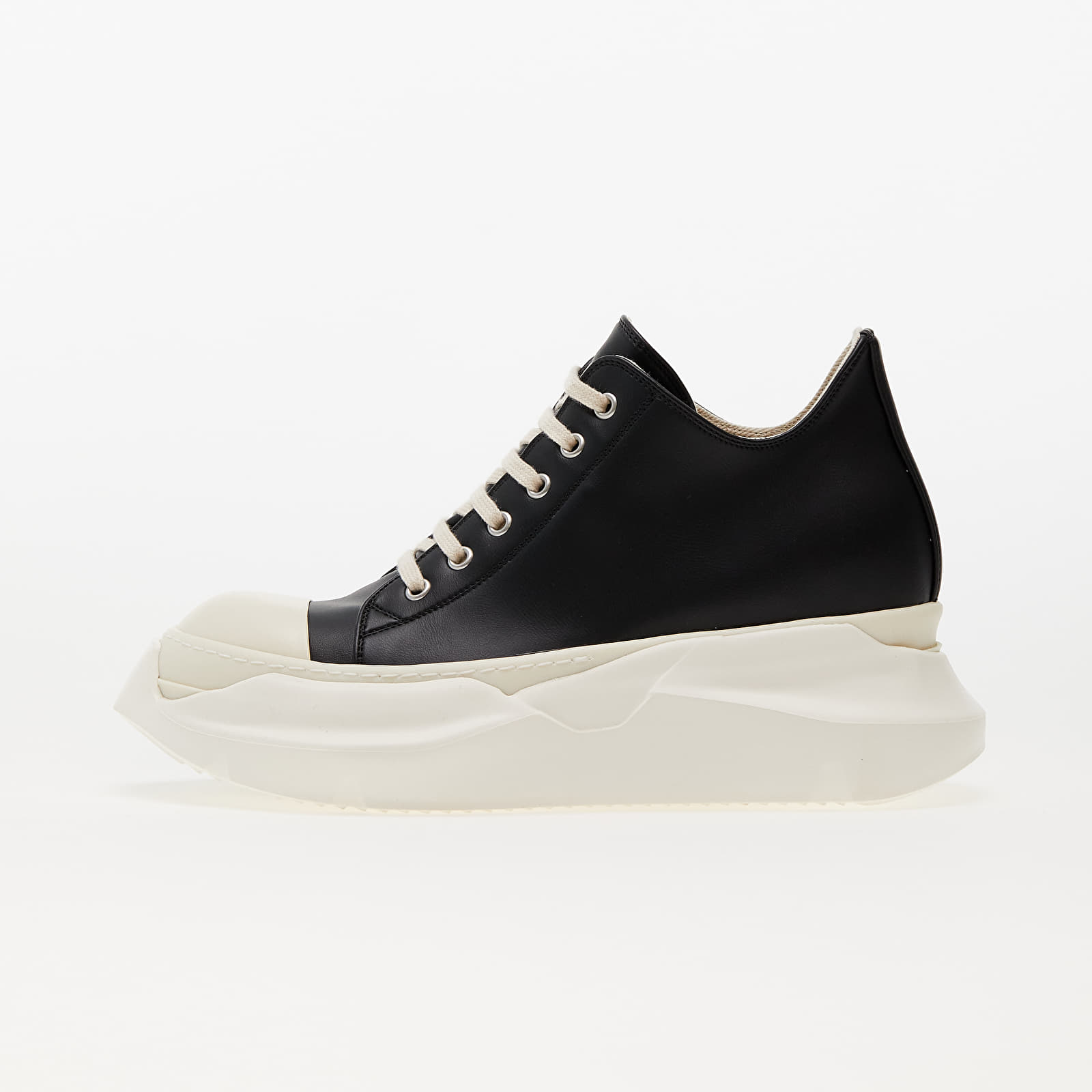 Scarpe uomo Rick Owens DRKSHDW Abstract Low Sneak Black/ Milk/ Milk