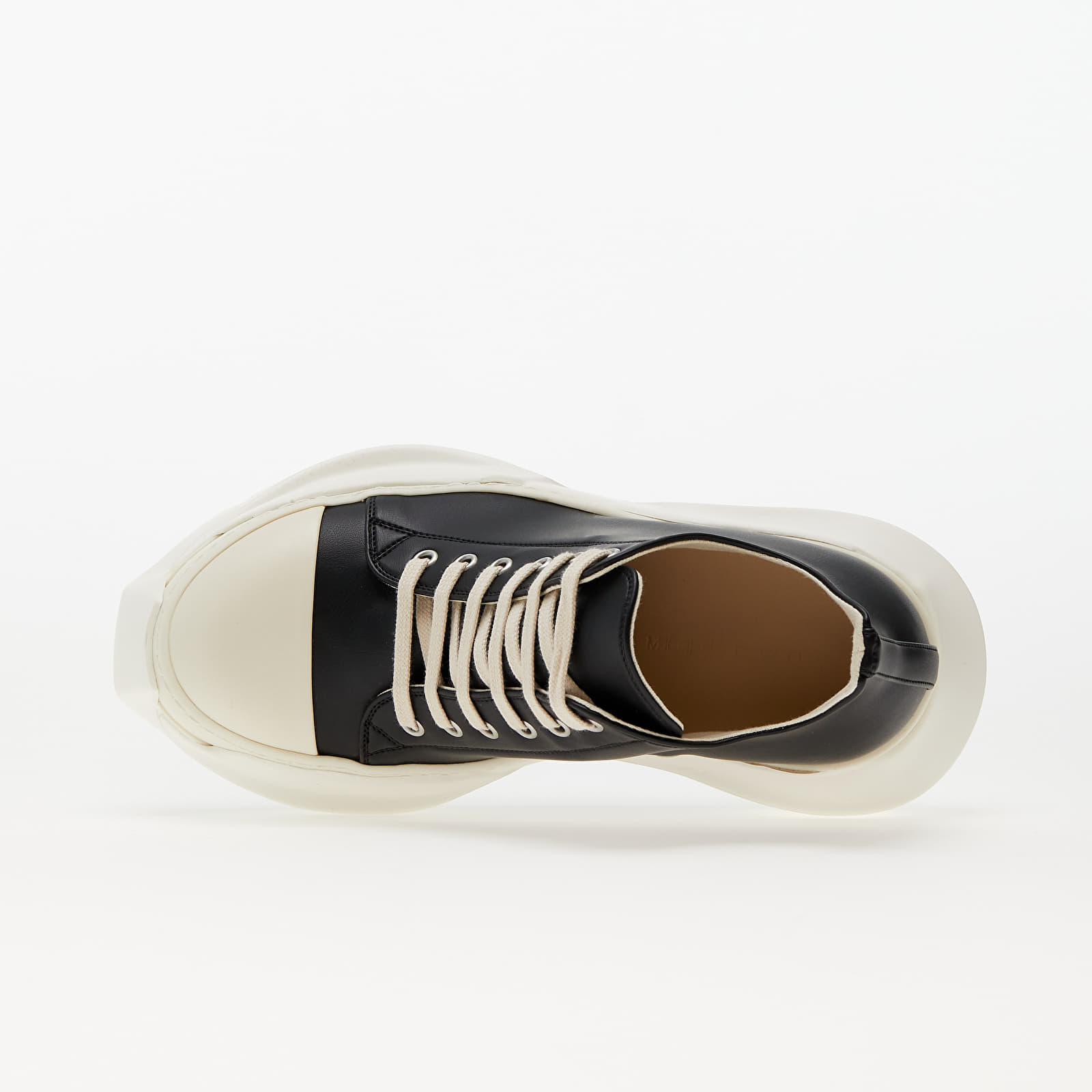 Scarpe uomo Rick Owens DRKSHDW Abstract Low Sneak Black/ Milk/ Milk