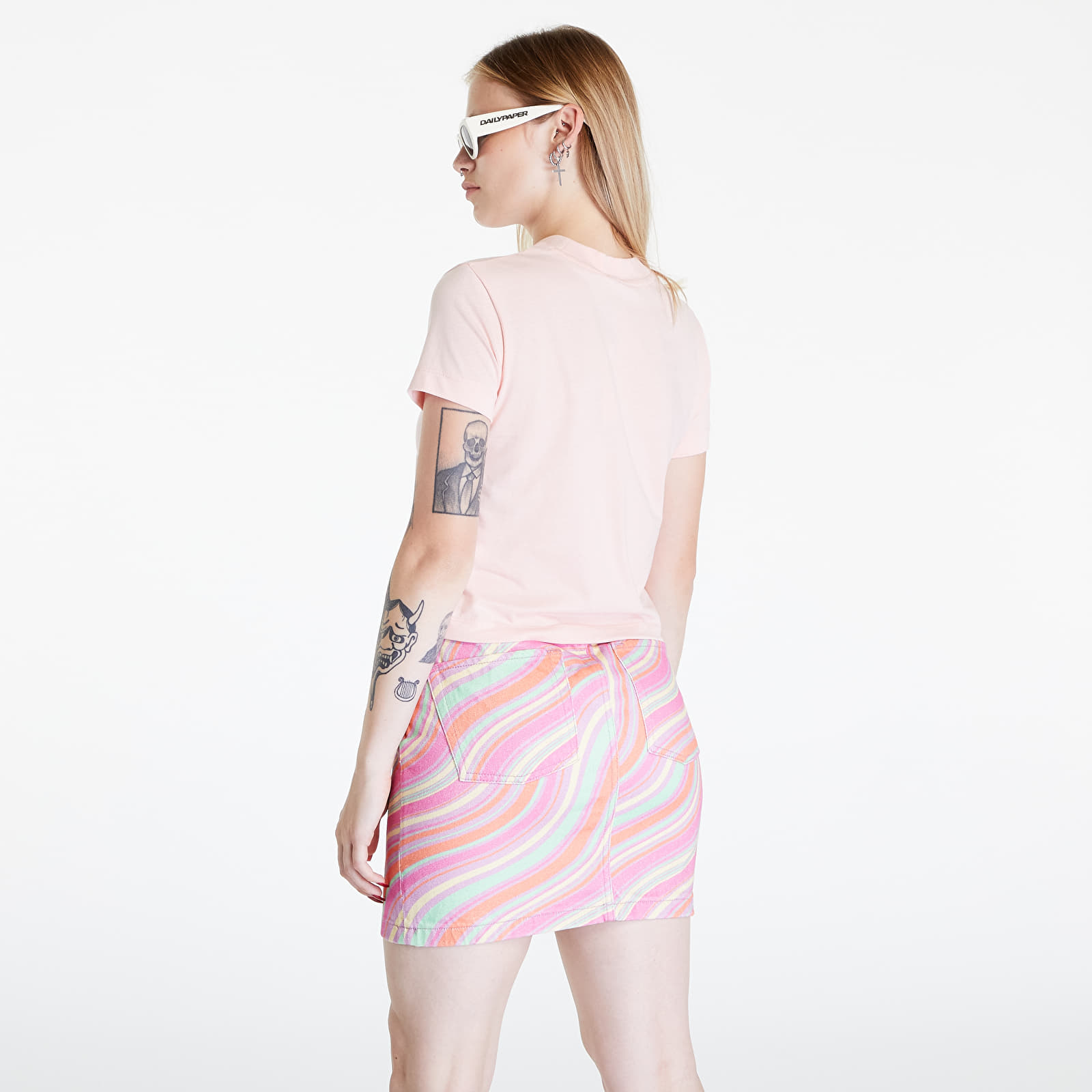 Tričká Calvin Klein Jeans Spray Monologo Baby Pink