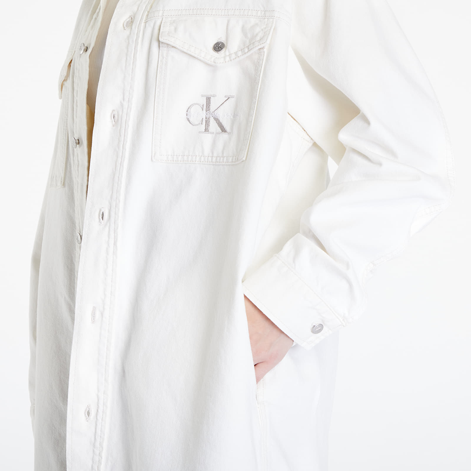 Rochii Calvin Klein Jeans Long Jacket Dress Denim